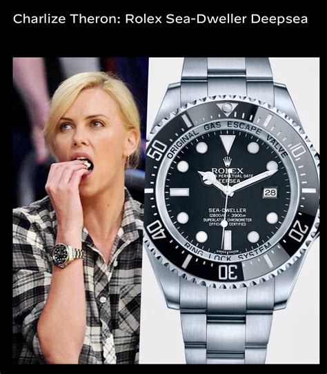 charlize theron rolex deepsea|Rolex deepsea.